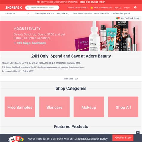 Latest Adore Beauty Cashback Offers for June 2021 .